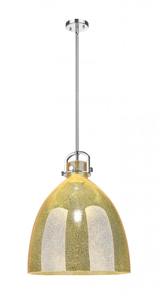 Newton Bell - 1 Light - 18 inch - Polished Nickel - Pendant