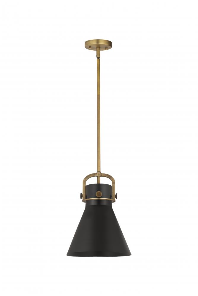 Newton Cone - 1 Light - 10 inch - Champagne Bronze - Mini Pendant