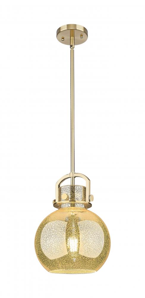 Newton Sphere - 1 Light - 10 inch - Champagne Bronze - Stem Hung - Mini Pendant