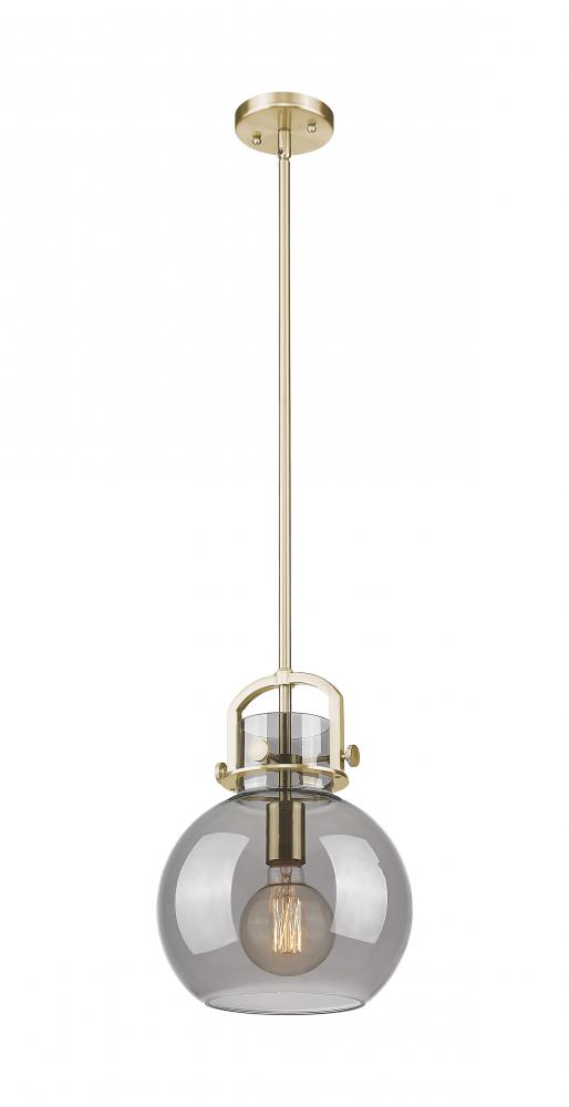Newton Sphere - 1 Light - 10 inch - Champagne Bronze - Stem Hung - Mini Pendant