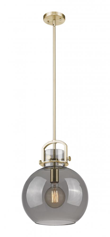 Newton Sphere - 1 Light - 12 inch - Champagne Bronze - Stem Hung - Mini Pendant