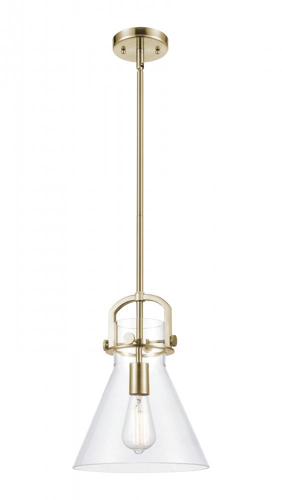 Newton Cone - 1 Light - 10 inch - Champagne Bronze - Mini Pendant