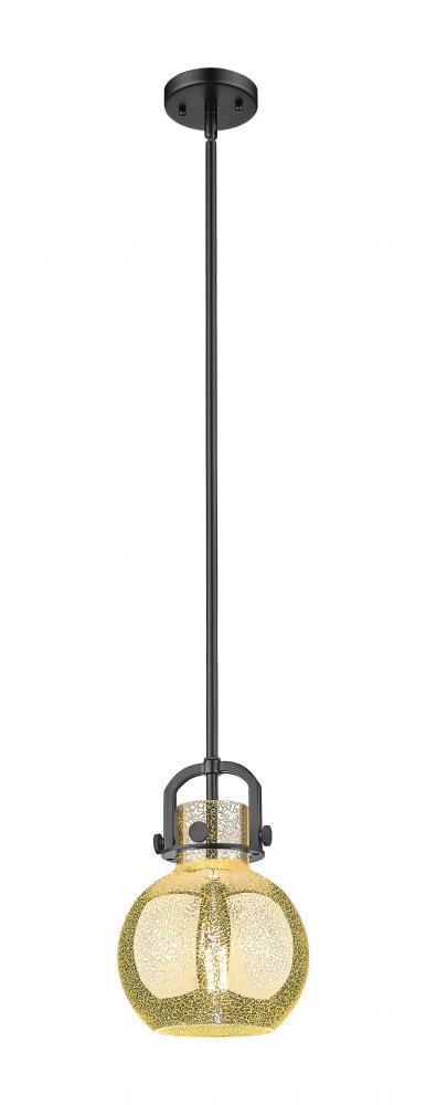 Newton Sphere - 1 Light - 8 inch - Matte Black - Mini Pendant