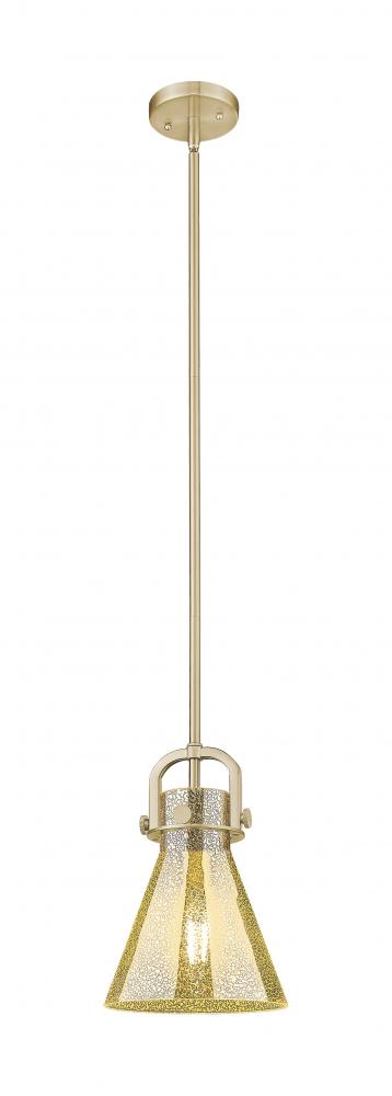 Newton Cone - 1 Light - 8 inch - Champagne Bronze - Mini Pendant