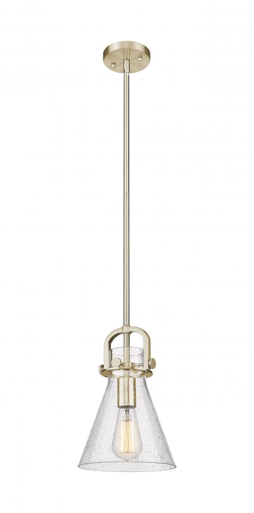 Newton Cone - 1 Light - 8 inch - Champagne Bronze - Mini Pendant