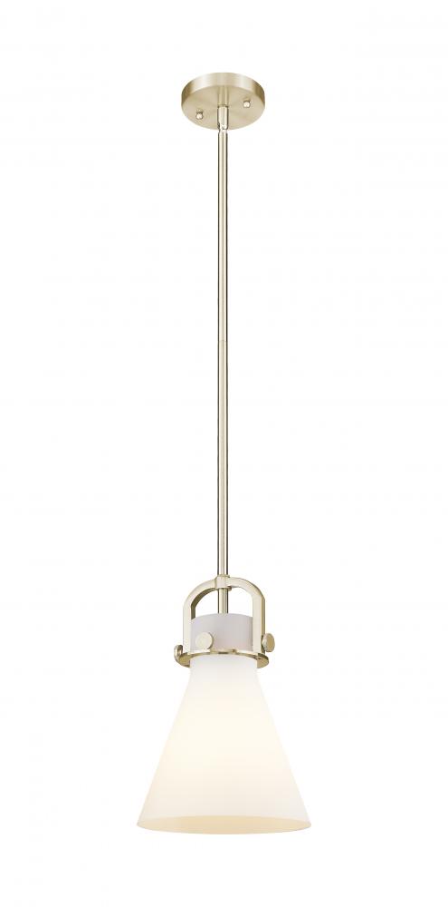 Newton Cone - 1 Light - 8 inch - Champagne Bronze - Mini Pendant