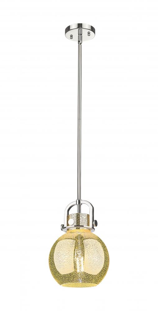Newton Sphere - 1 Light - 8 inch - Polished Nickel - Mini Pendant