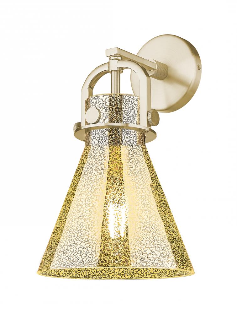 Newton Cone - 1 Light - 8 inch - Champagne Bronze - Sconce