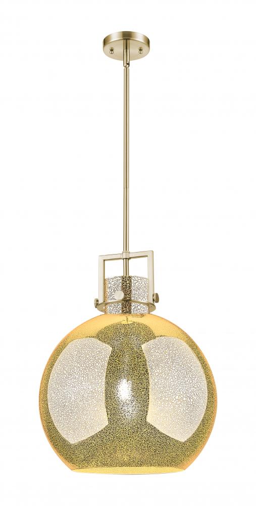 Newton Sphere - 1 Light - 14 inch - Champagne Bronze - Pendant