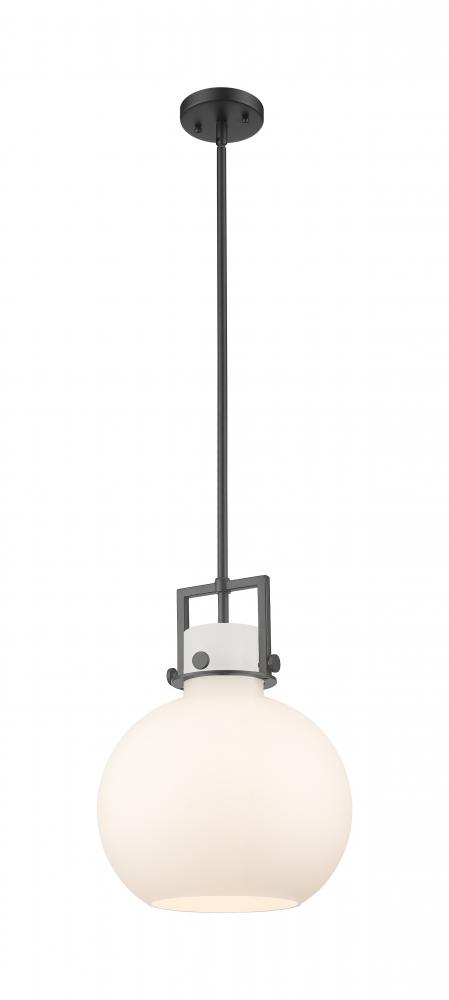 Newton Sphere - 1 Light - 12 inch - Matte Black - Mini Pendant