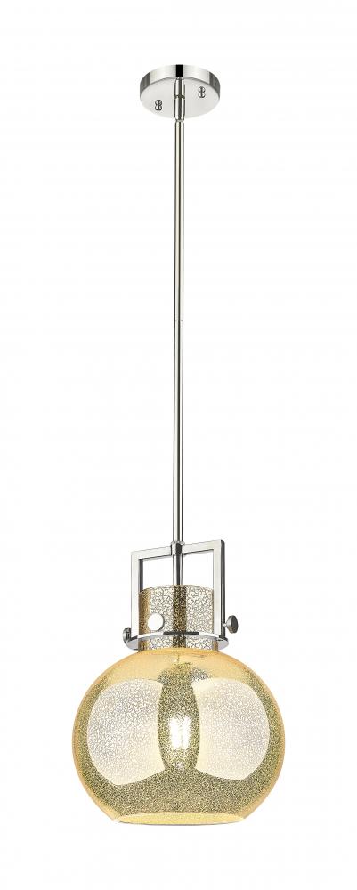 Newton Sphere - 1 Light - 10 inch - Polished Nickel - Mini Pendant