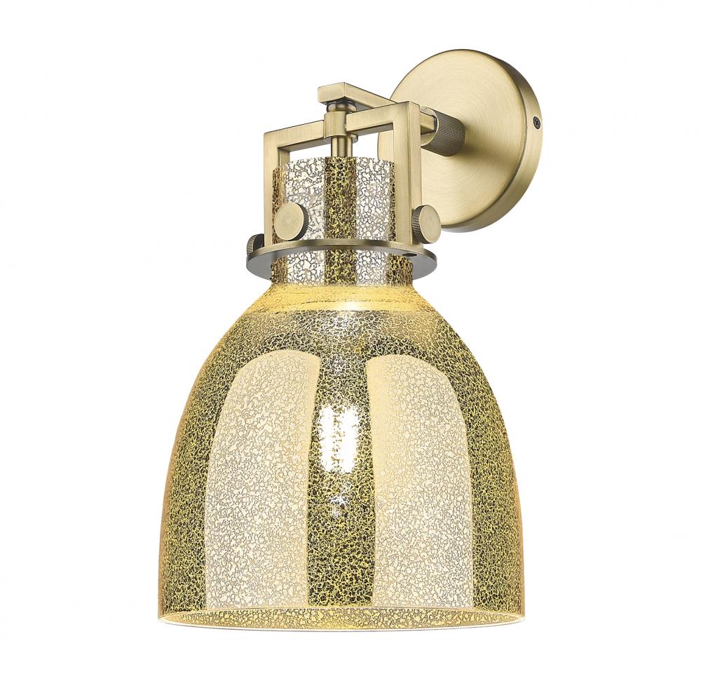 Newton Bell - 1 Light - 8 inch - Brushed Brass - Sconce