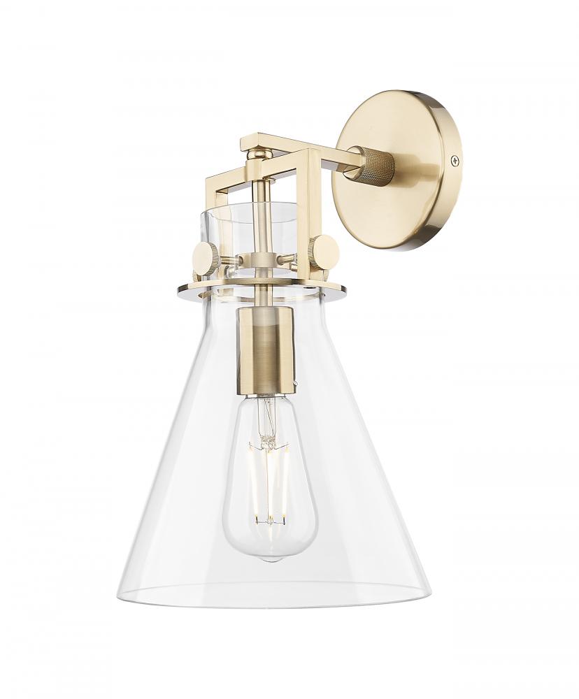 Newton Cone - 1 Light - 8 inch - Champagne Bronze - Sconce