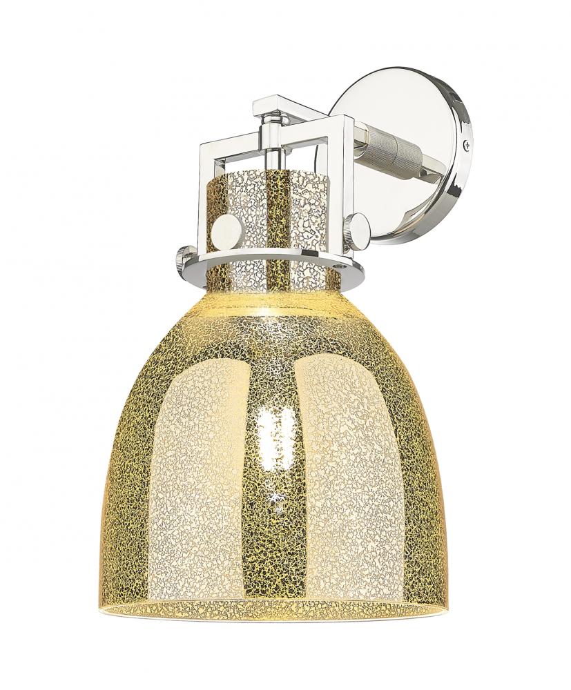 Newton Bell - 1 Light - 8 inch - Polished Nickel - Sconce