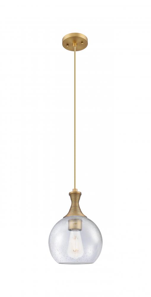 Astor - 1 Light - 8 inch - Brushed Brass - Cord hung - Mini Pendant