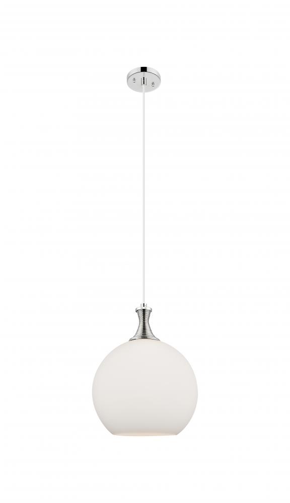 Astor - 1 Light - 12 inch - Polished Nickel - Cord hung - Mini Pendant