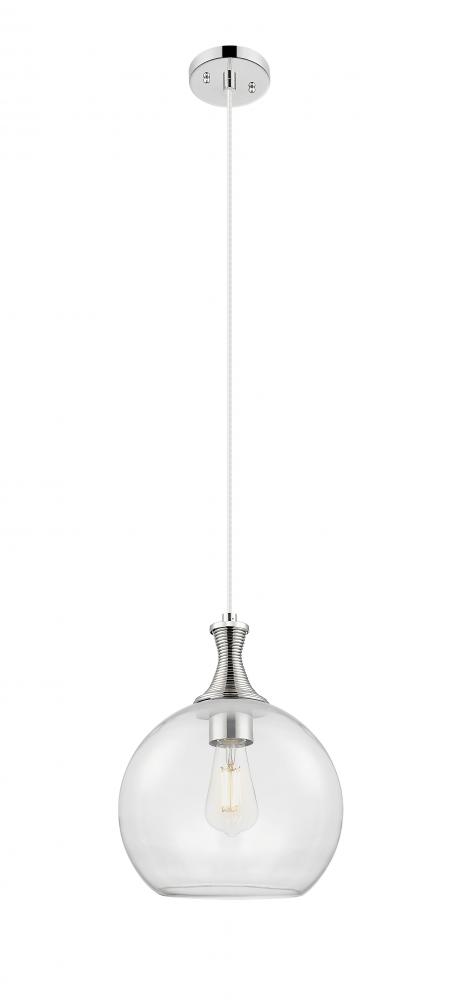 Astor - 1 Light - 8 inch - Polished Nickel - Cord hung - Mini Pendant