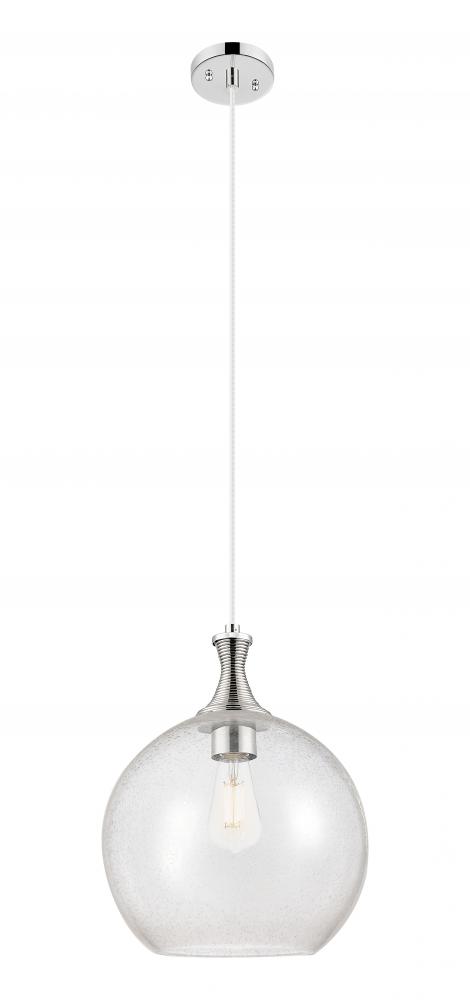 Astor - 1 Light - 12 inch - Polished Nickel - Cord hung - Mini Pendant