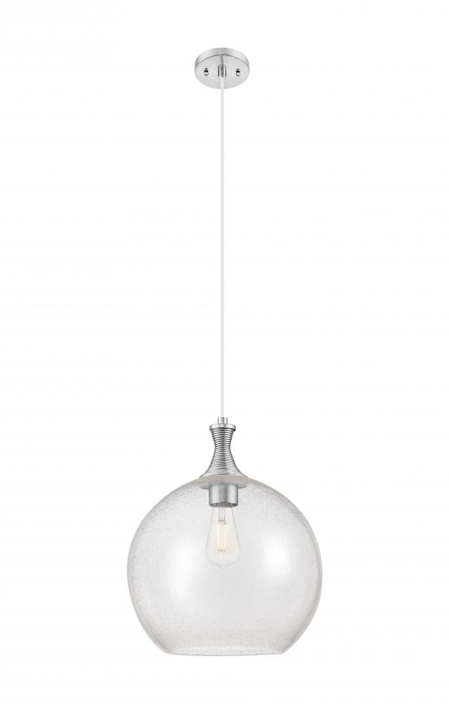 Astor - 1 Light - 14 inch - Brushed Satin Nickel - Cord hung - Pendant