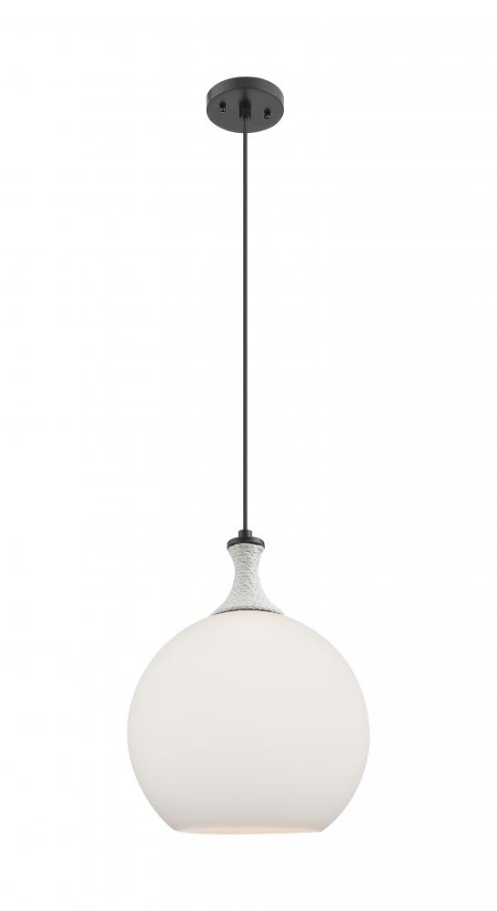 Astor - 1 Light - 12 inch - Matte Black - Cord hung - Mini Pendant
