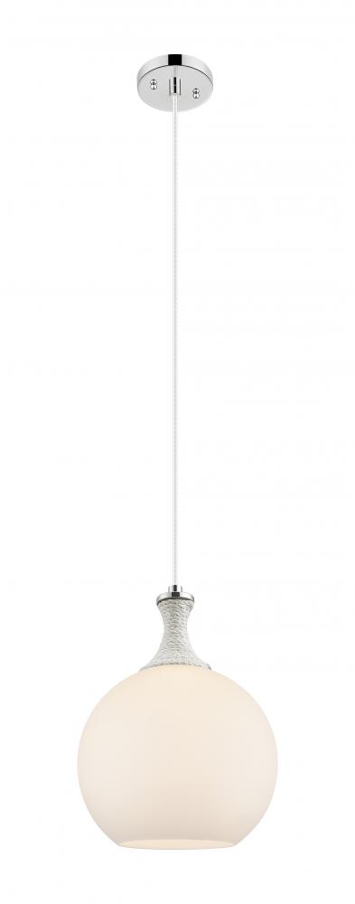 Astor - 1 Light - 10 inch - Polished Nickel - Cord hung - Mini Pendant