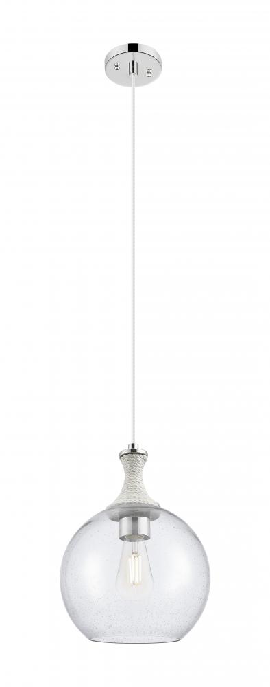Astor - 1 Light - 10 inch - Polished Nickel - Cord hung - Mini Pendant
