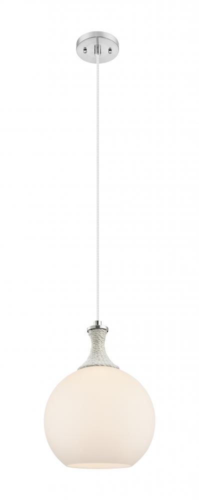 Astor - 1 Light - 10 inch - Brushed Satin Nickel - Cord hung - Mini Pendant