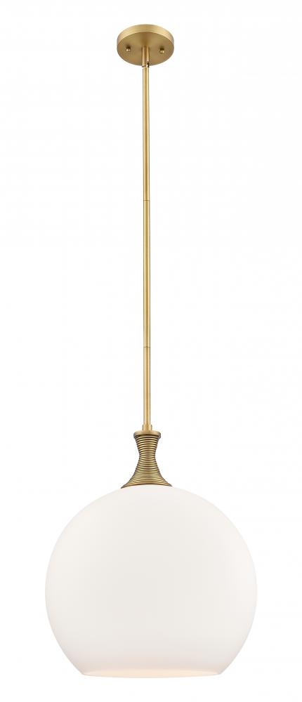 Astor - 1 Light - 14 inch - Brushed Brass - Pendant