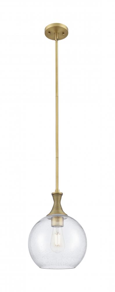 Astor - 1 Light - 10 inch - Brushed Brass - Mini Pendant