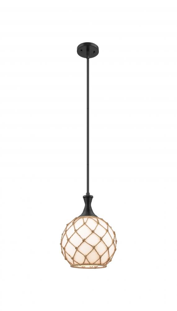 Astor - 1 Light - 10 inch - Matte Black - Mini Pendant