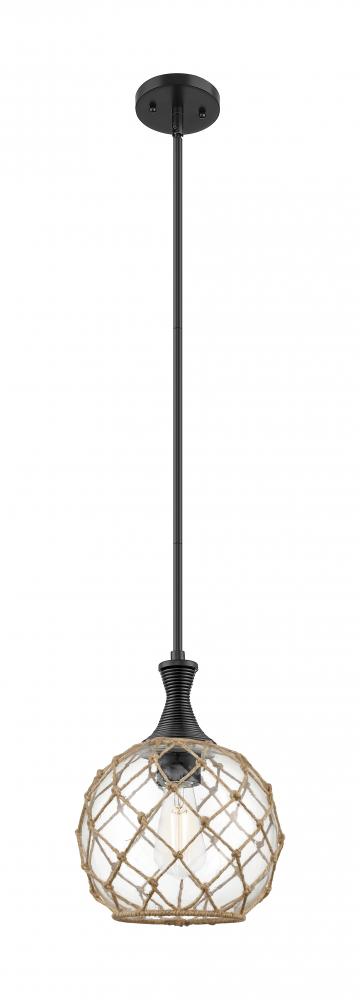 Astor - 1 Light - 10 inch - Matte Black - Mini Pendant