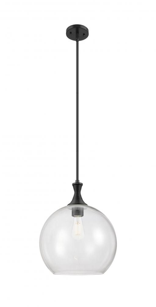Astor - 1 Light - 14 inch - Matte Black - Pendant