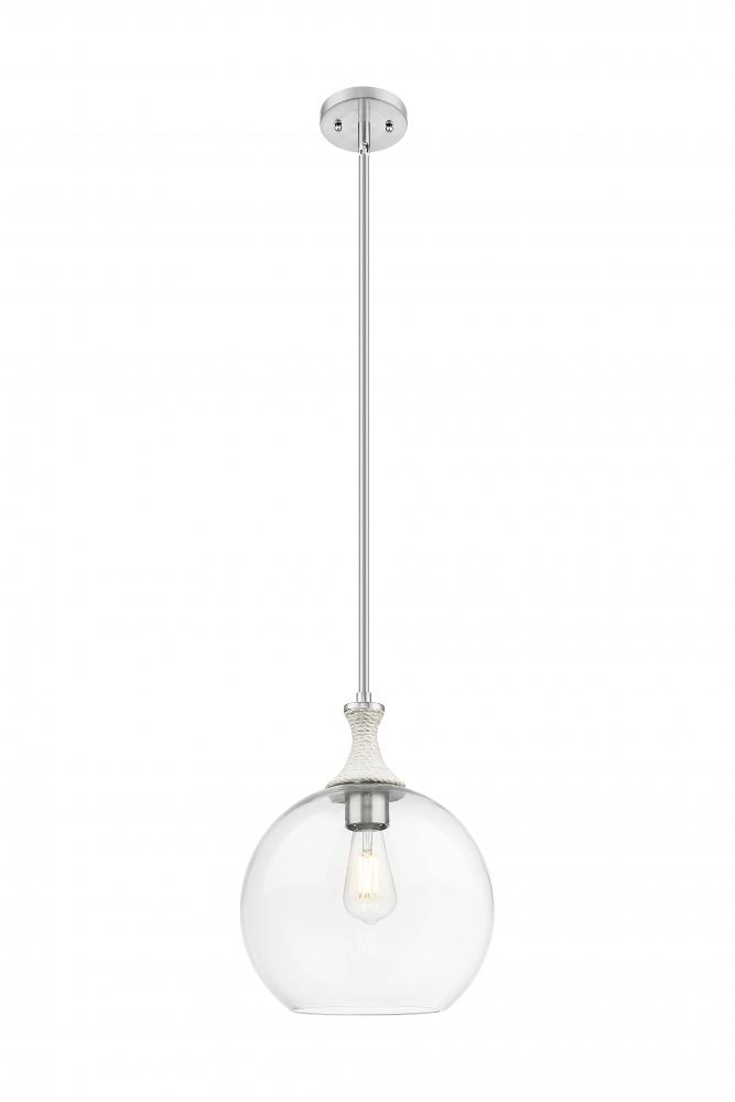 Astor - 1 Light - 12 inch - Brushed Satin Nickel - Mini Pendant