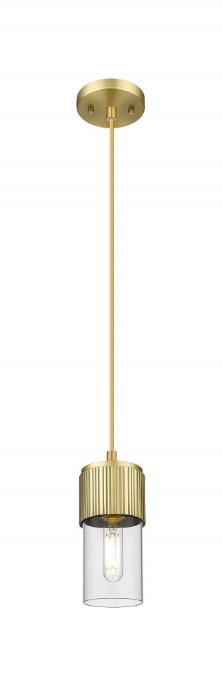 Bolivar - 1 Light - 5 inch - Brushed Brass - Pendant