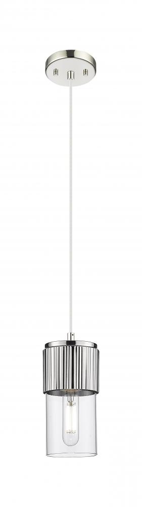 Bolivar - 1 Light - 5 inch - Polished Nickel - Pendant