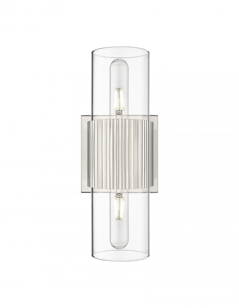 Bolivar - 2 Light - 5 inch - Satin Nickel - Bath Vanity Light