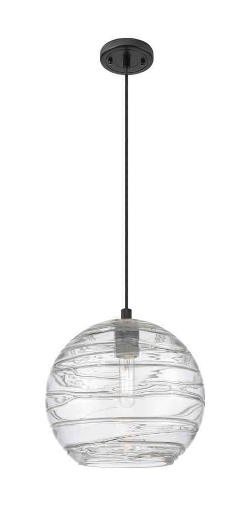 Crown Point - 1 Light - 10 inch - Matte Black - Pendant