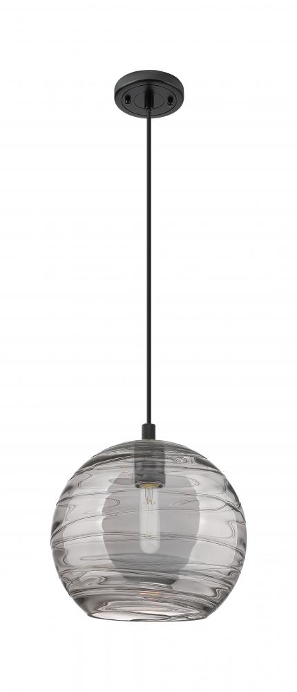 Crown Point - 1 Light - 10 inch - Matte Black - Pendant