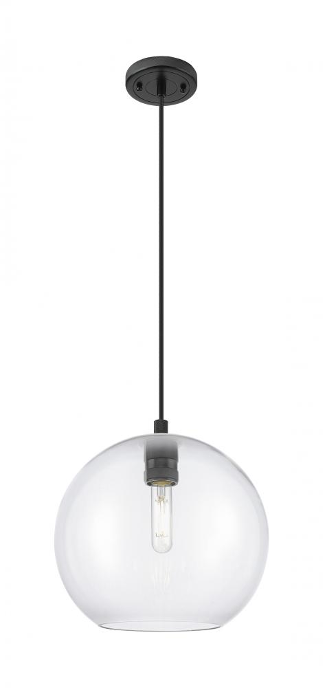 Crown Point - 1 Light - 10 inch - Matte Black - Pendant