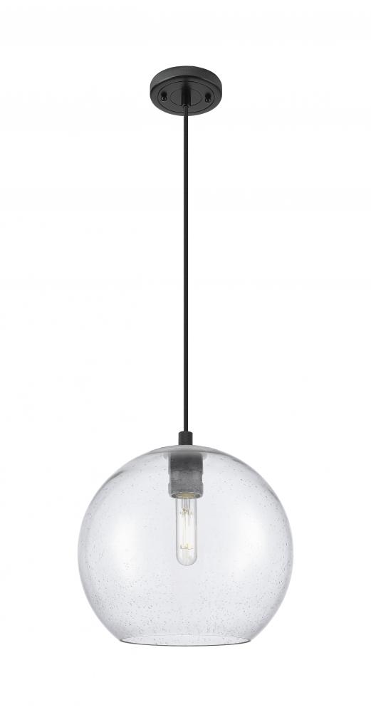 Crown Point - 1 Light - 10 inch - Matte Black - Pendant