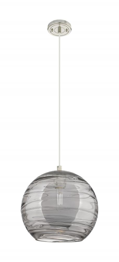 Crown Point - 1 Light - 10 inch - Polished Nickel - Pendant
