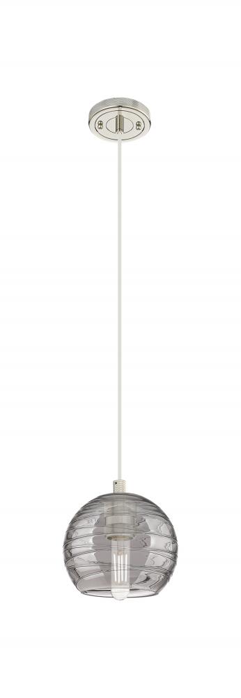 Crown Point - 1 Light - 6 inch - Polished Nickel - Pendant