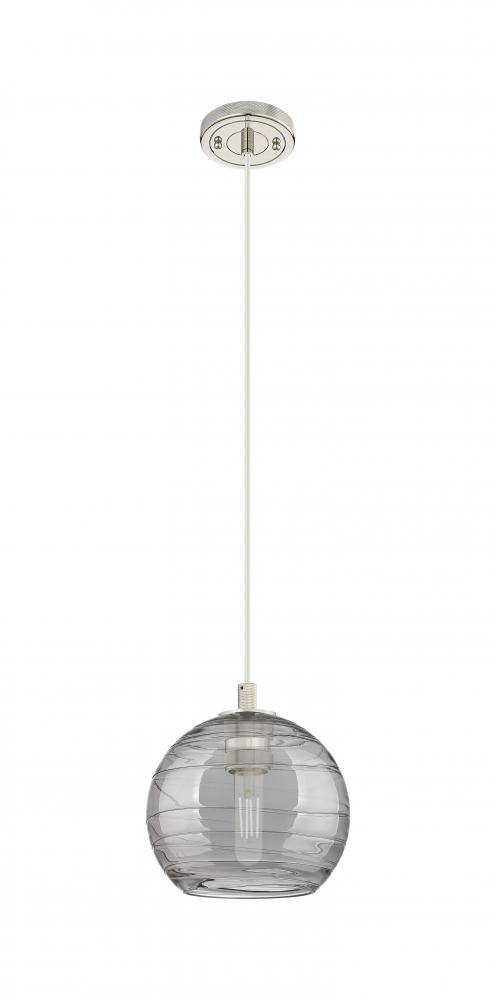 Crown Point - 1 Light - 8 inch - Polished Nickel - Pendant