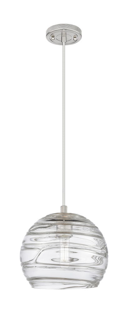 Crown Point - 1 Light - 8 inch - Satin Nickel - Pendant