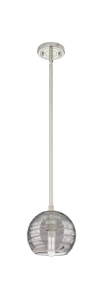 Crown Point - 1 Light - 6 inch - Polished Nickel - Pendant