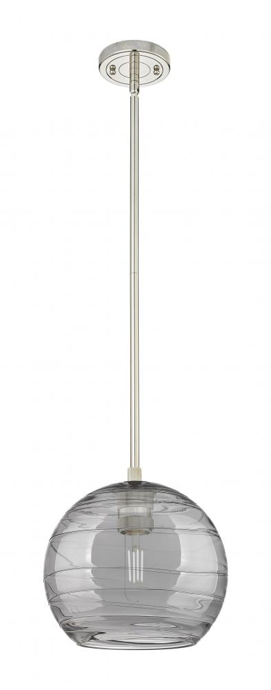Crown Point - 1 Light - 8 inch - Polished Nickel - Pendant