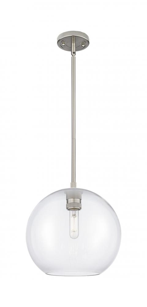 Crown Point - 1 Light - 10 inch - Satin Nickel - Pendant