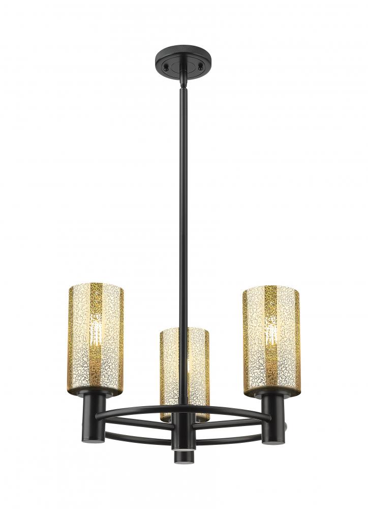 Crown Point - 3 Light - 18 inch - Matte Black - Pendant