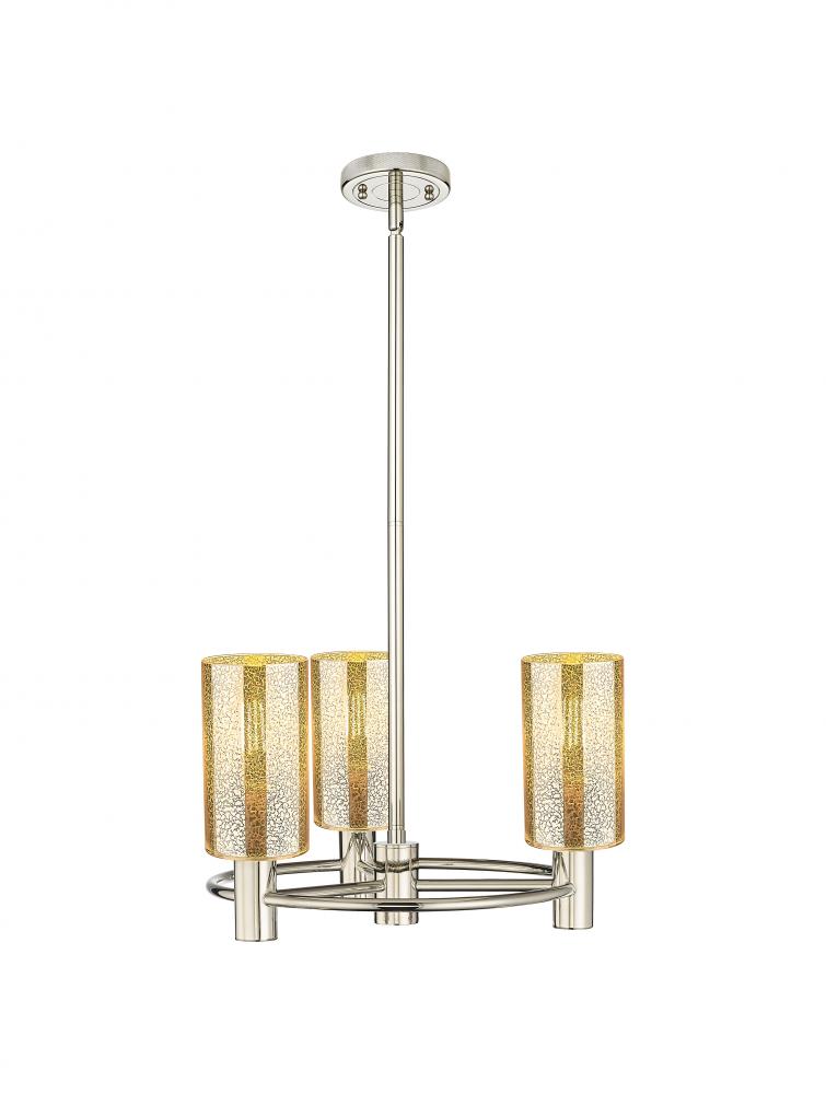Crown Point - 3 Light - 18 inch - Polished Nickel - Pendant