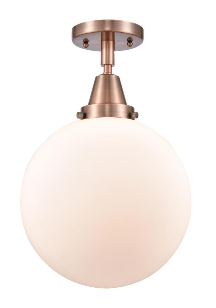 Beacon - 1 Light - 10 inch - Antique Copper - Semi-Flush Mount